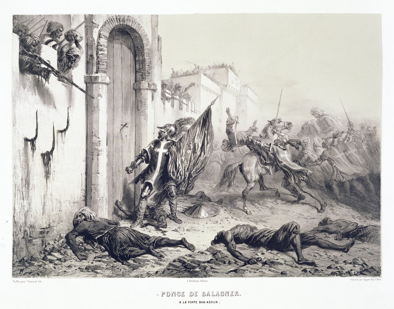 Ponce de Balagner à la porte Bab-Azoun, d
