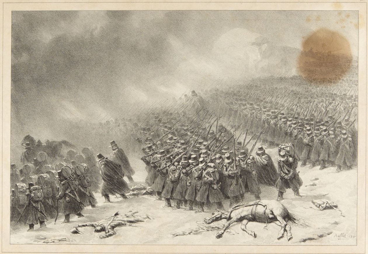 Marche sur Constantine - Denis-Auguste-Marie Raffet