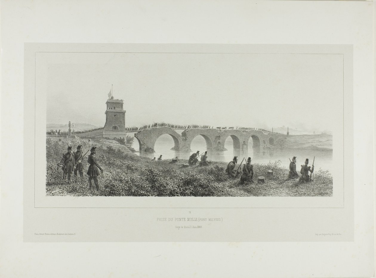 Prise du pont de Molle - Denis Auguste Marie Raffet