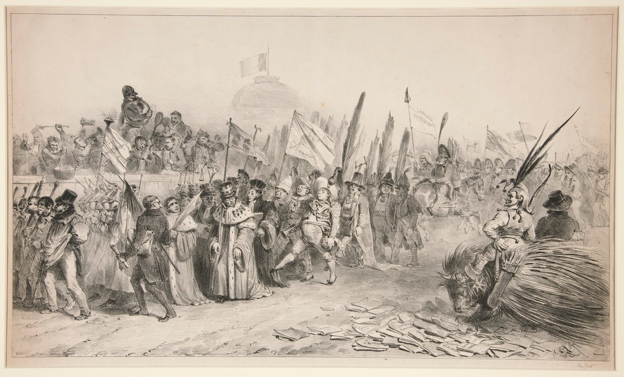 Grande revue passée par la caricature - Denis Auguste Marie Raffet