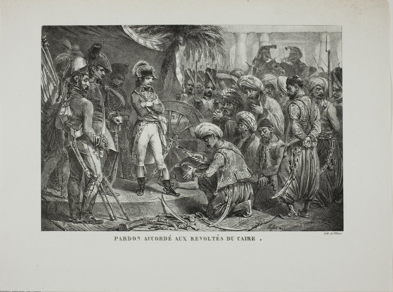 La grâce accordée aux rebelles du Caire - Denis Auguste Marie Raffet