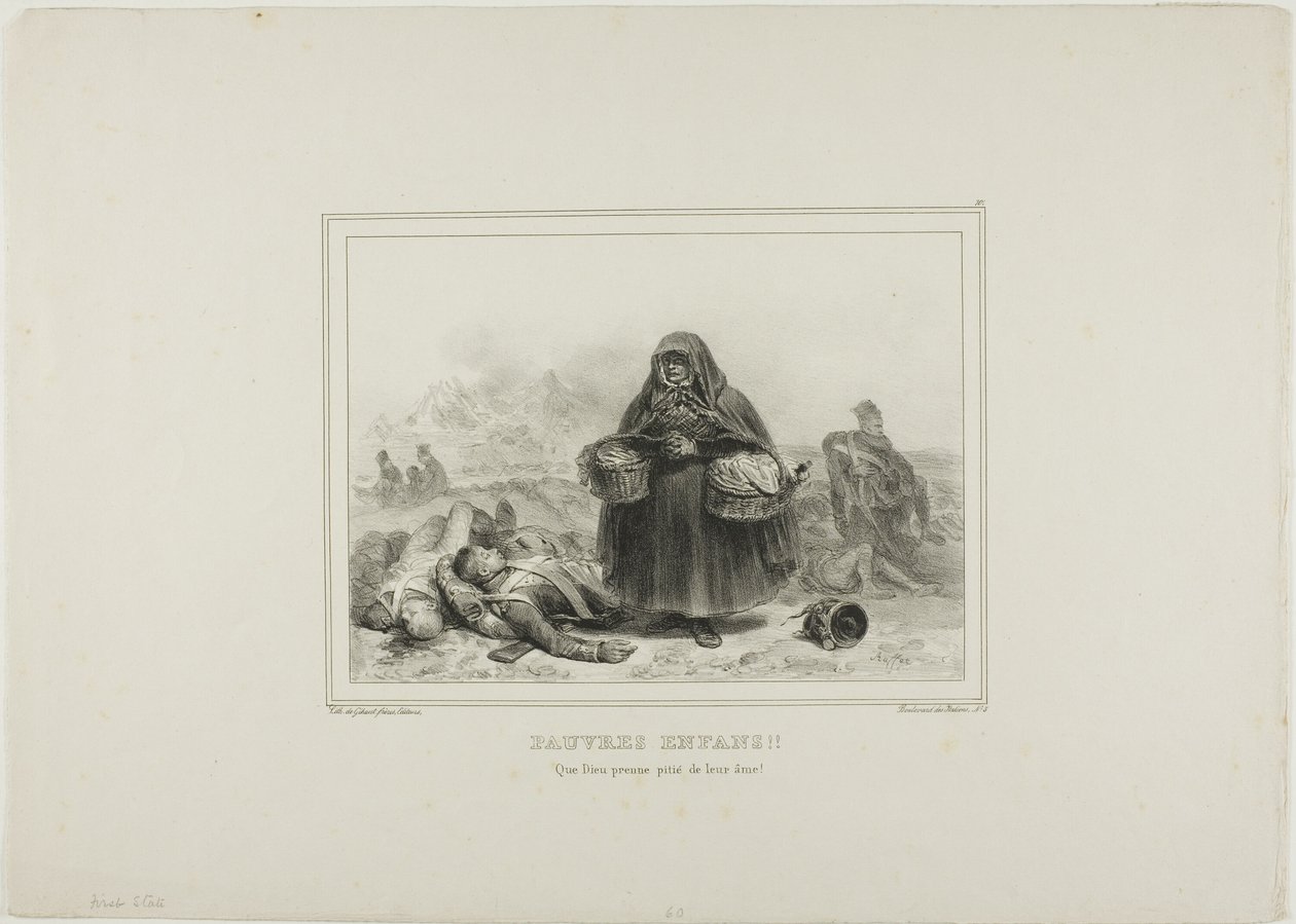 Pauvres enfants ! Que Dieu ait pitié de leurs âmes ! - Denis-Auguste-Marie Raffet