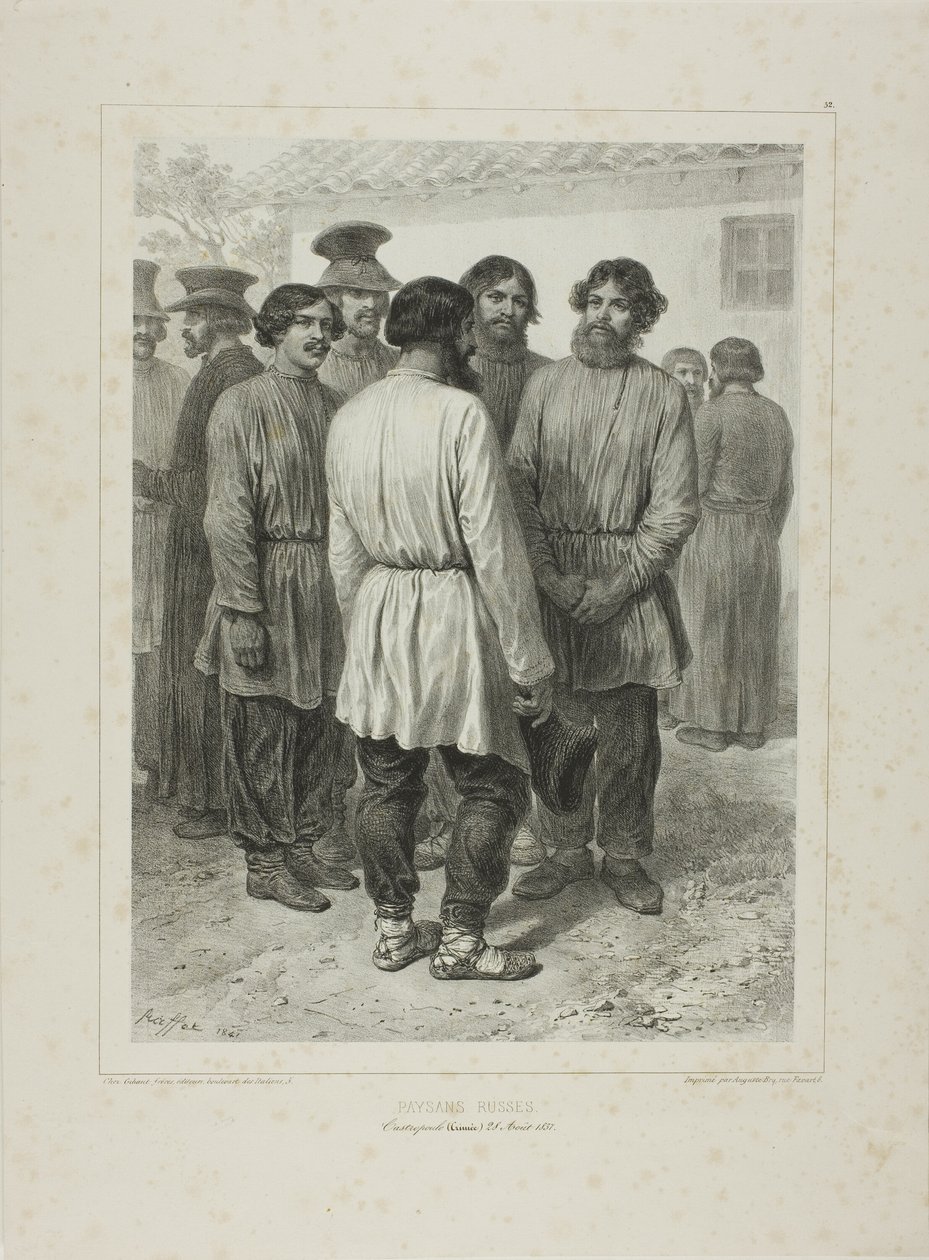 Paysans russes - Denis Auguste Marie Raffet