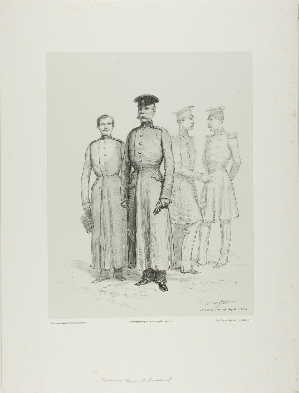 Prisonniers russes de Bomarsud - Denis-Auguste-Marie Raffet