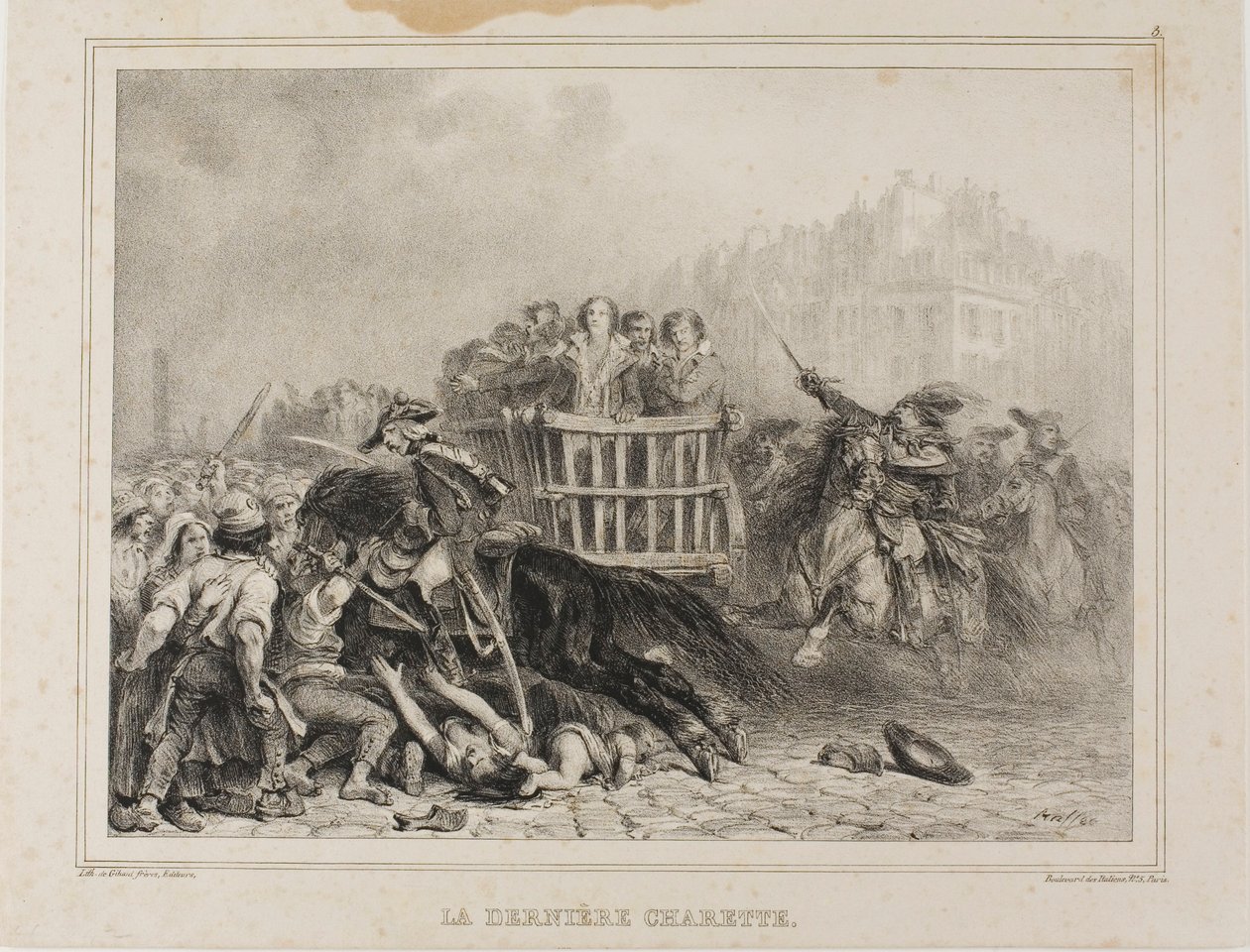 Le dernier chariot - Denis-Auguste-Marie Raffet