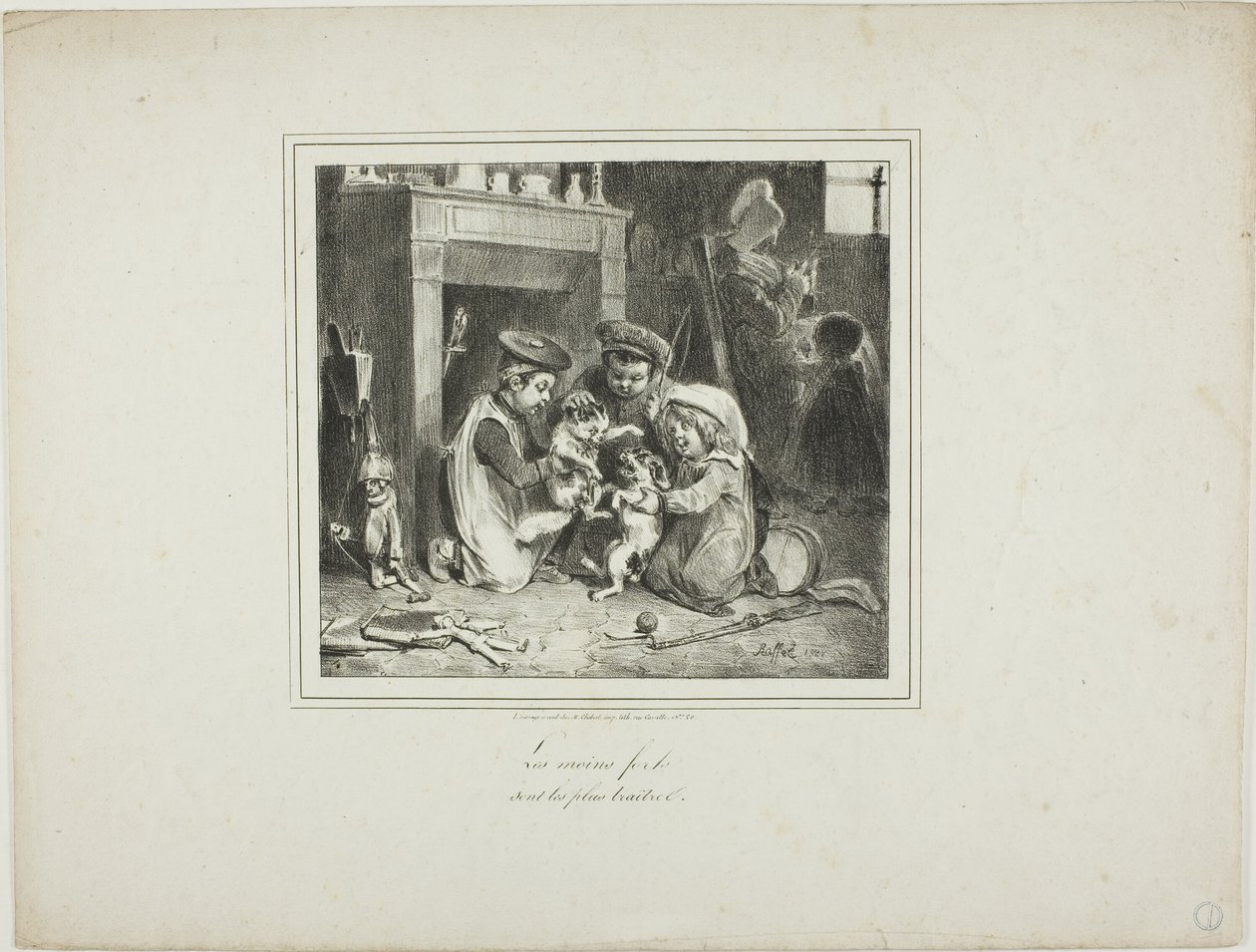 Le moins fort est le plus dangereux - Denis Auguste Marie Raffet