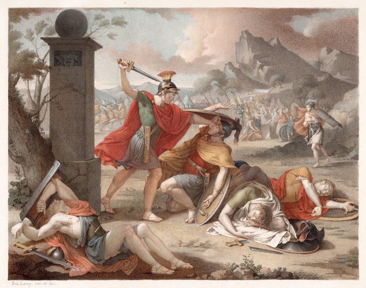Denis-Sébastien Leroy - Le Combat des Horaces et des Curiaces - 1798 - Denis Sebastien Leroy