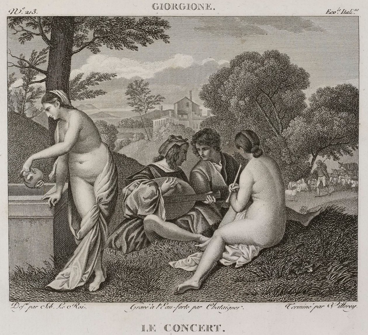 Denis-Sébastien Leroy, Antoine-Claude-François Villerey et Chataigner - Le Concert, d