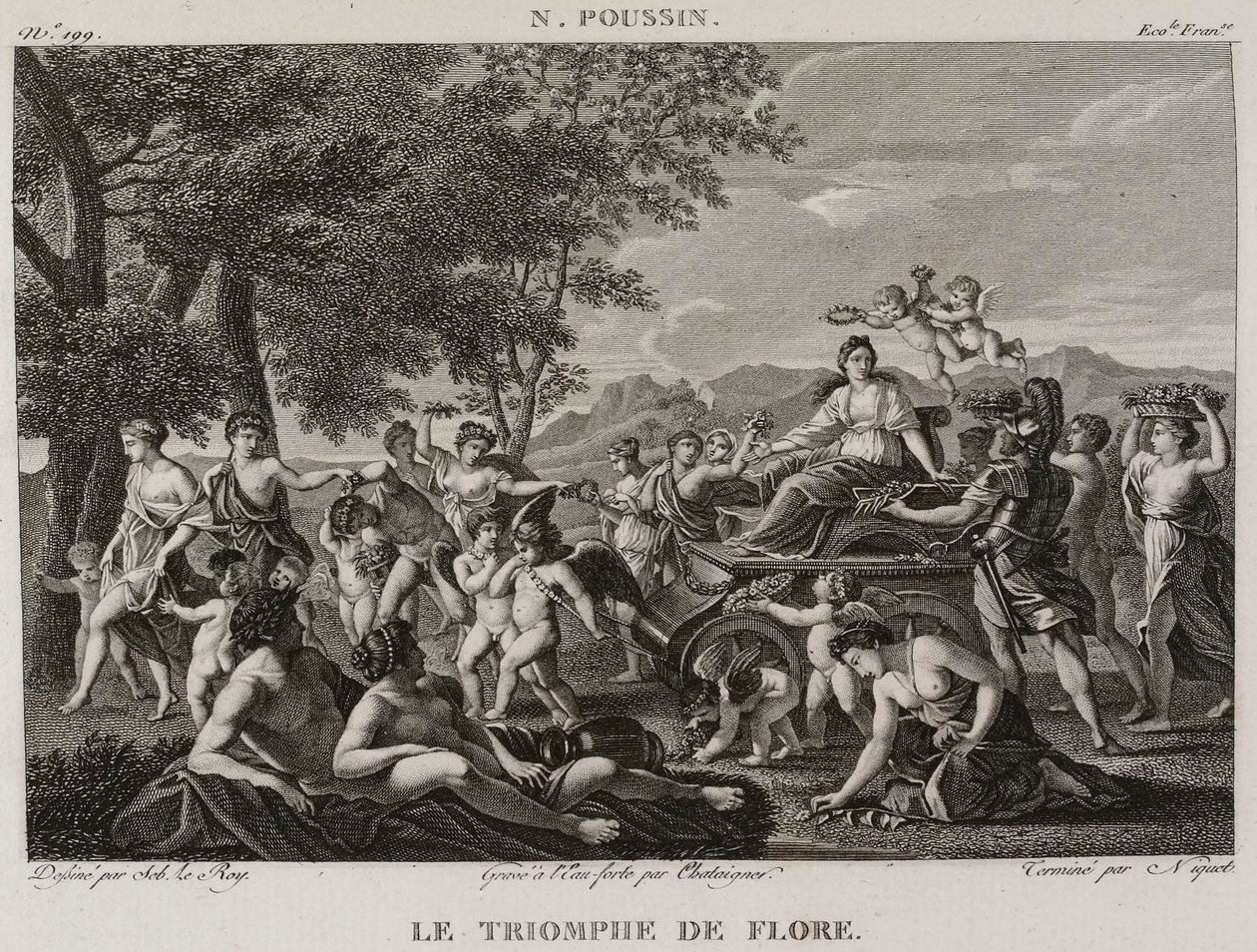 Denis-Sébastien Leroy, Chataigner et Niquet - Le Triomphe de Flore, d