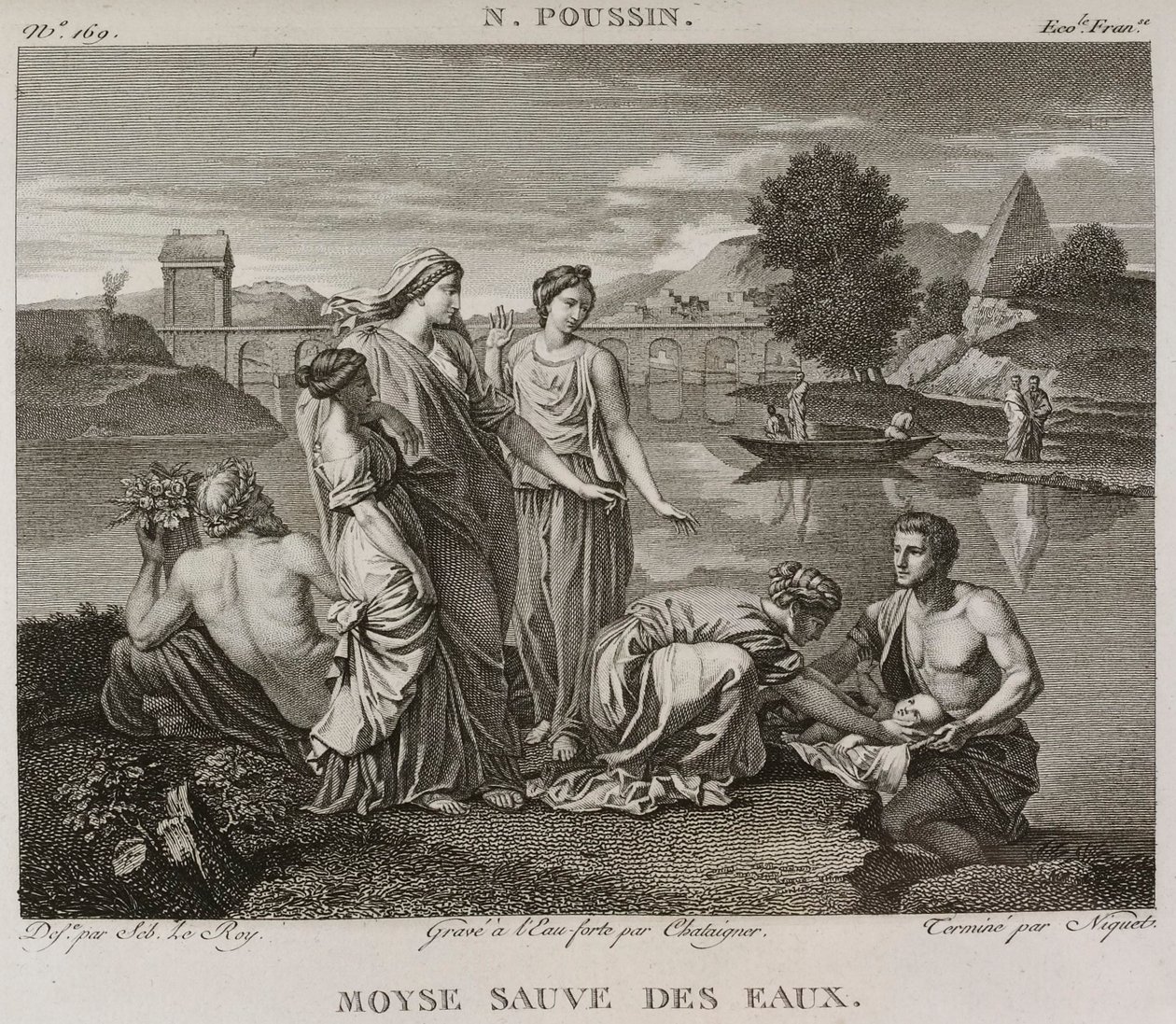 Denis-Sébastien Leroy, Chataigner et Niquet - Moïse sauvé des eaux, d