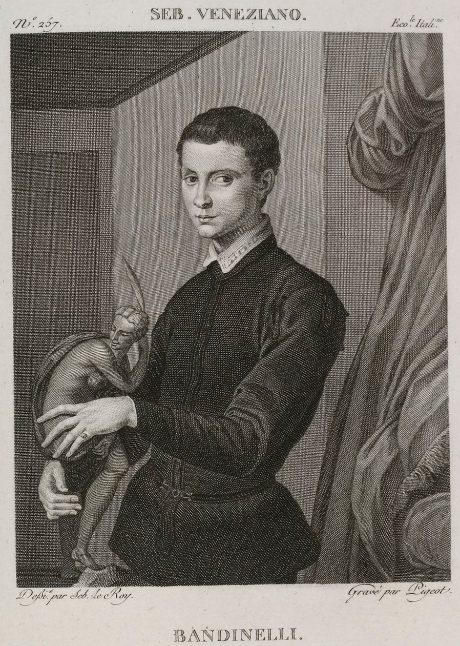 Denis-Sébastien Leroy et Pigeot - Bandinelli, anciennement attribué à Sebastiano del Piombo, désormais attribué à Bronzino - 1802-1815 - Denis Sebastien Leroy