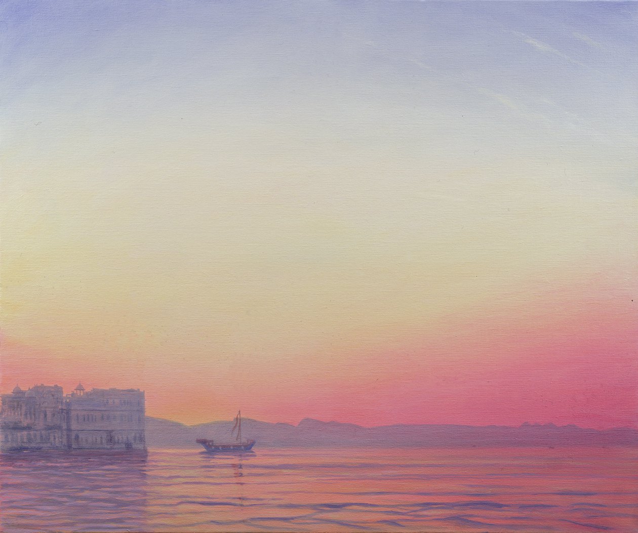 Coucher de Soleil au Palais du Lac, Udaipur - Derek Hare