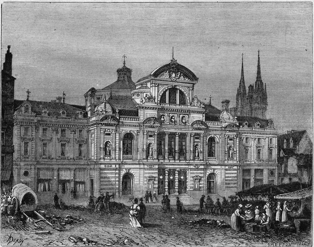 Vue extérieure du Grand Théâtre d