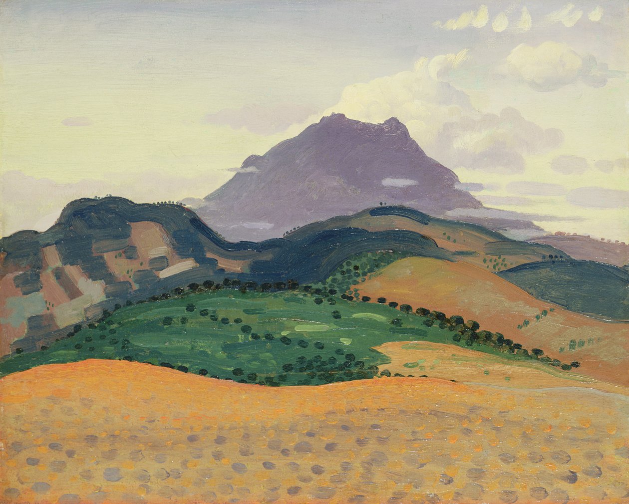 Tour Madeloc dans les Pyrénées, vers 1913 - Derwent Lees