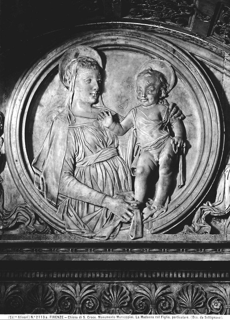 Madone et Enfant du Monument à Carlo Marsuppini - Desiderio da Settignano
