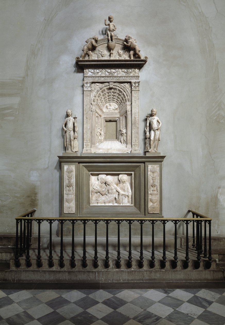 Tabernacle en marbre par Desiderio da Settignano (ca. 1430-1464) 1461 Florence, église de San Lorenzo - Desiderio da Settignano
