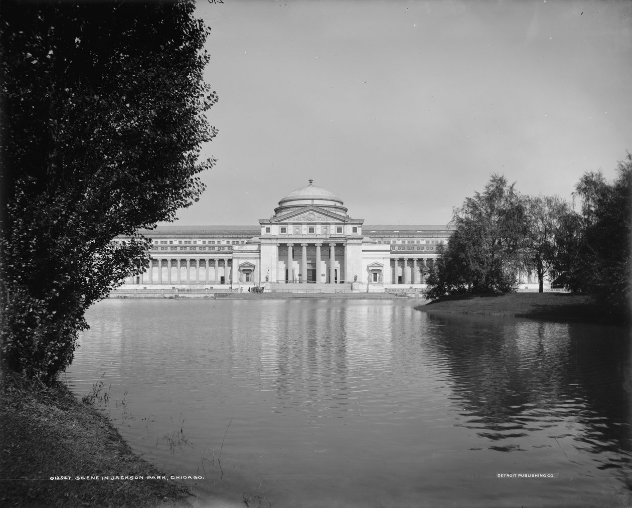 Scène dans Jackson Park, Chicago, Illinois, 1890-1901 - Detroit Publishing Co.