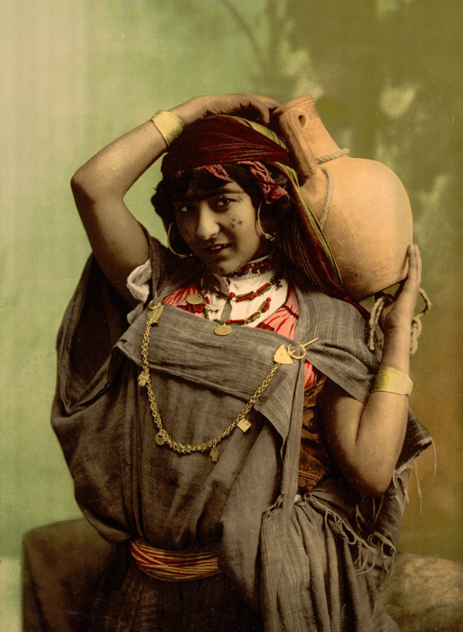 Une femme bédouine, Tunis, Tunisie - Detroit Photographic Co.