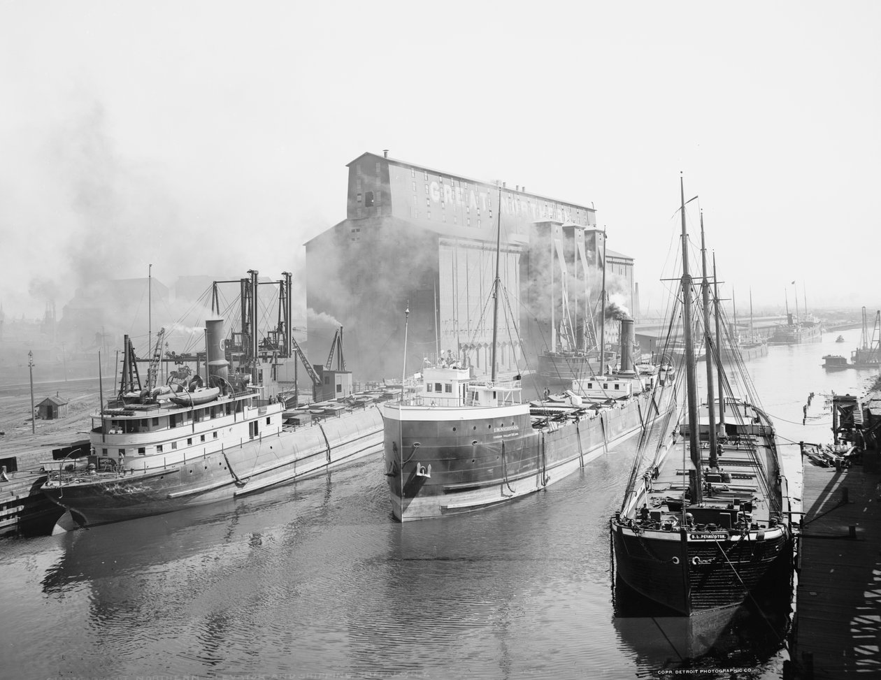 Grand ascenseur du Nord et expédition, Buffalo, New York - Detroit Publishing Co.