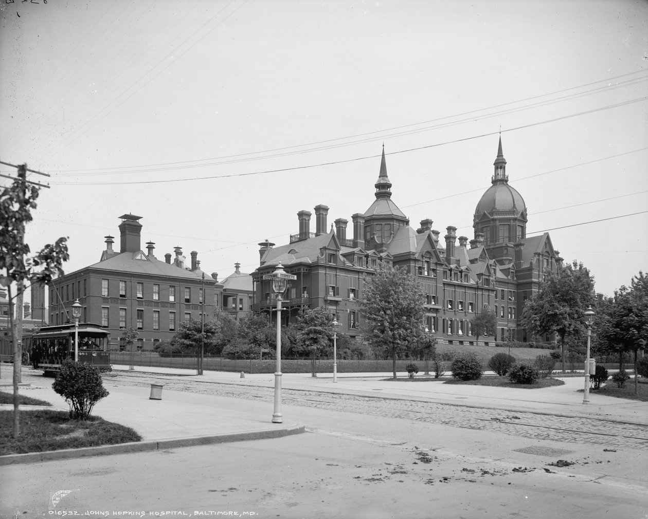 Hôpital Johns Hopkins, Baltimore, Md., vers 1903 - Detroit Publishing Co.