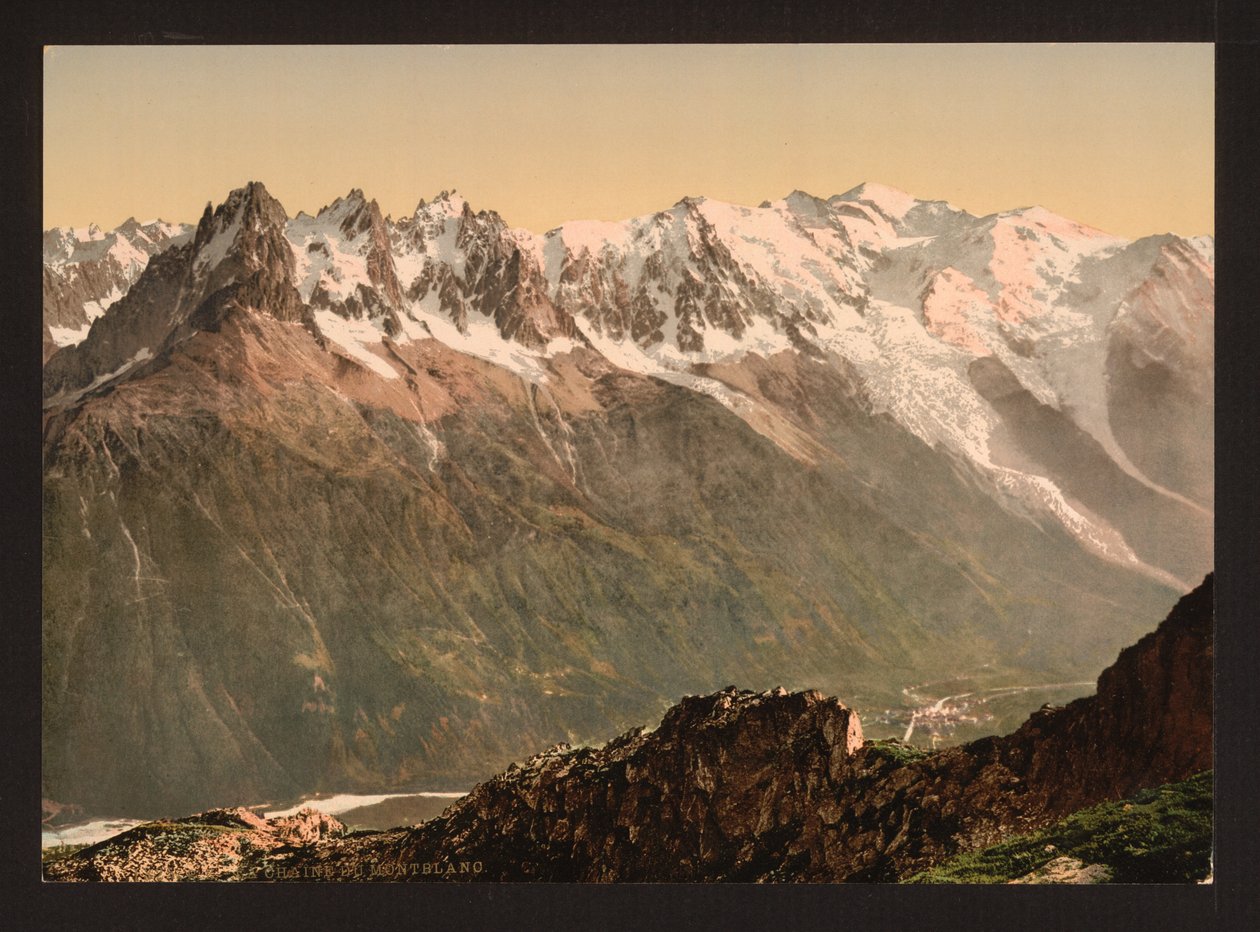 La vallée de Chamonix depuis l