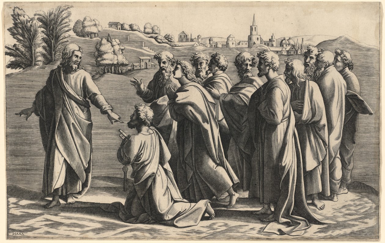 Le Christ faisant de Saint Pierre le chef de l