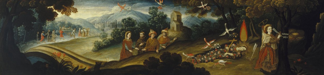 La légende de Sainte Sophronia - Diego Quispe Tito