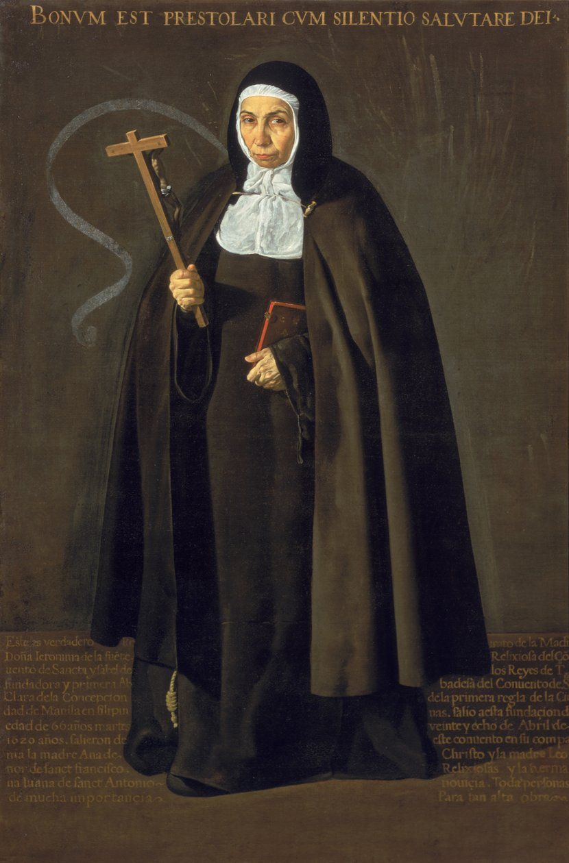 Madre Maria Jeronima de la Fuente, 1620 - Diego Velázquez