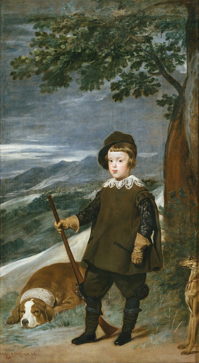 Portrait du prince Baltasar Carlos en chasseur - Diego Velázquez