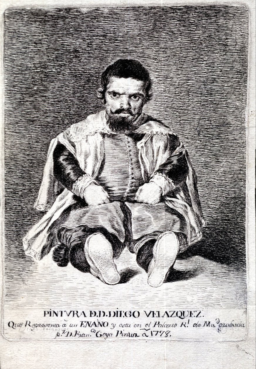 Le nain, Sebastián de Morra, à la cour de Philippe IV - Diego Velázquez