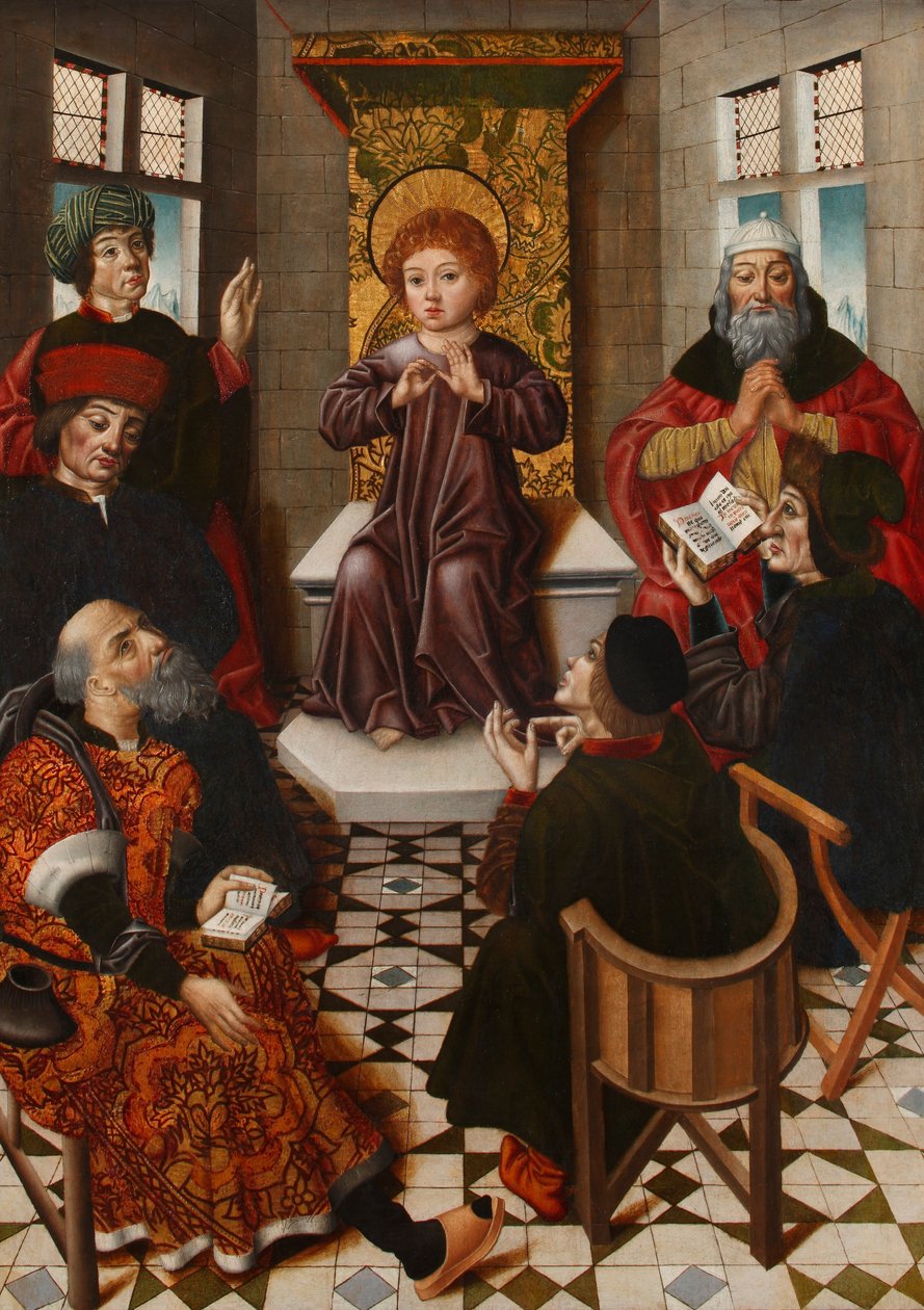 Enfant Jésus parmi les docteurs - Diego de la Cruz
