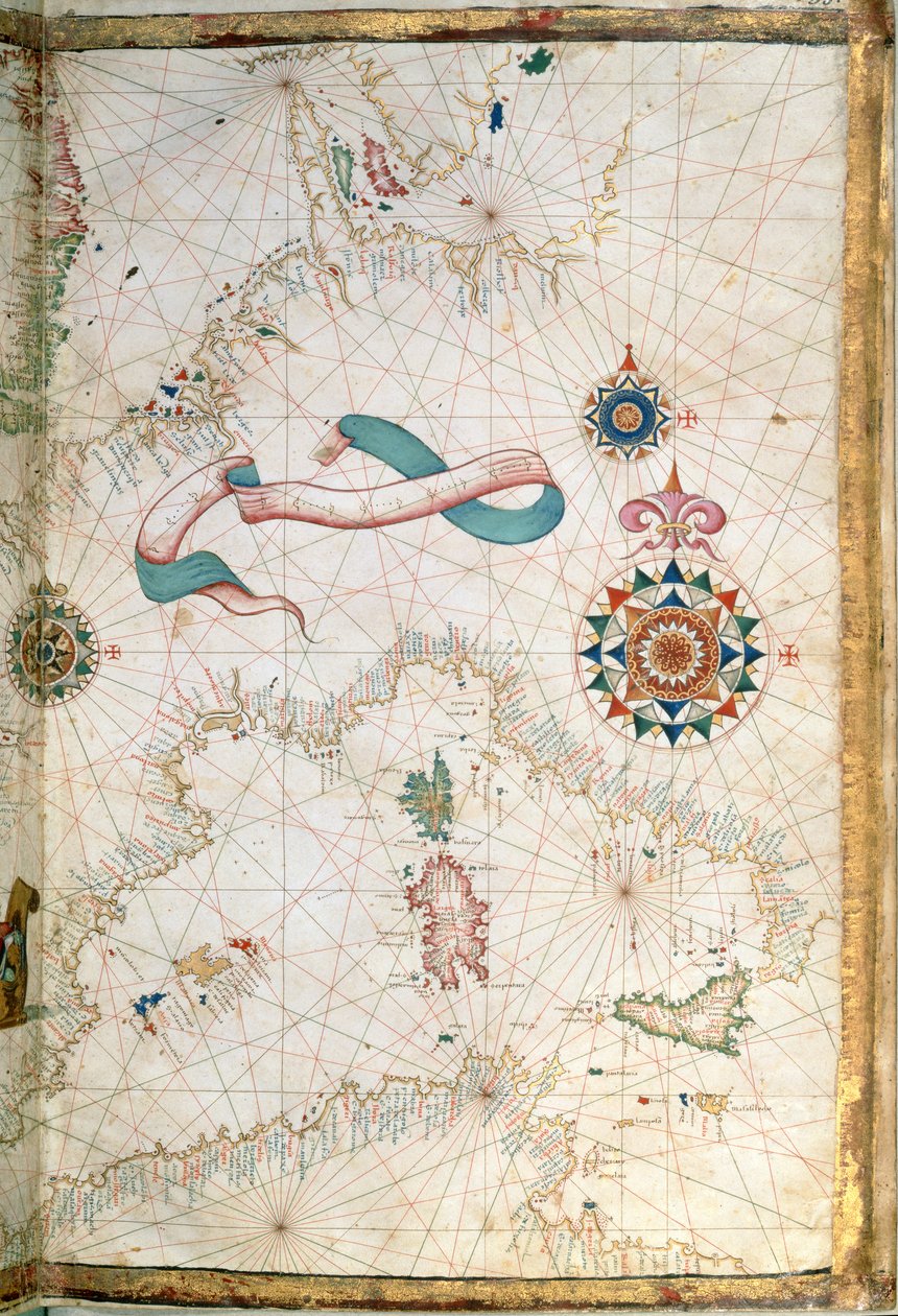 Corse, Sardaigne et Sicile, détail d