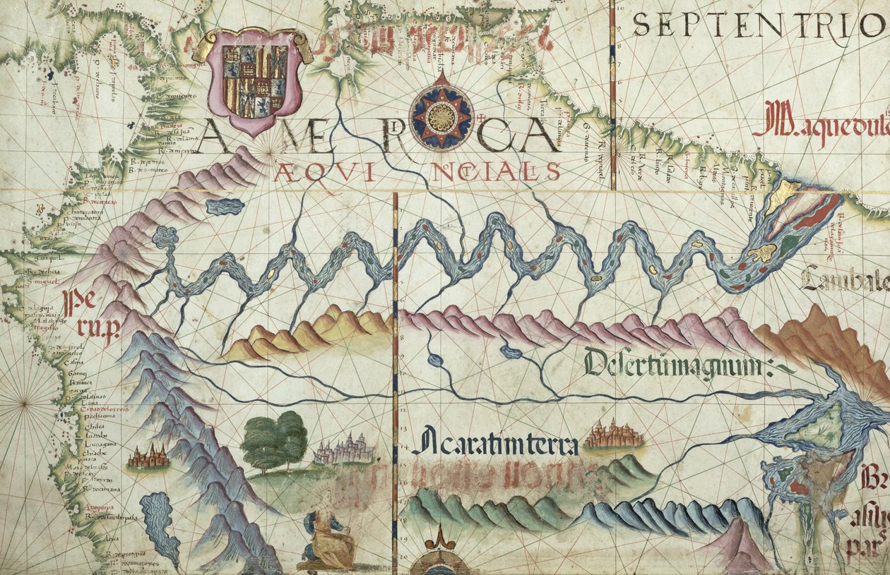 Amérique du Sud septentrionale, détail d