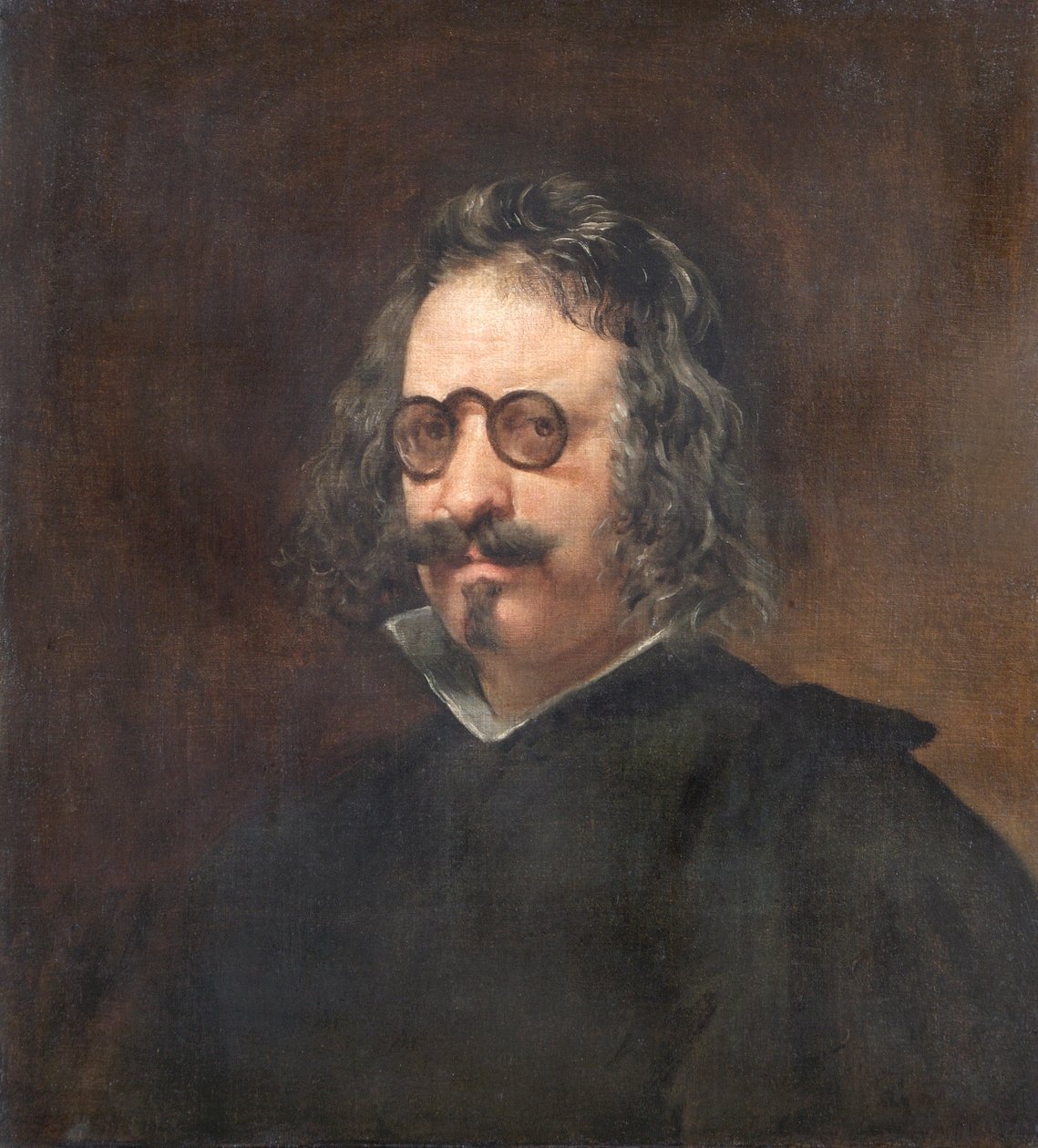 Francisco Gomez de Quevedo y Villegas - Diego Rodriguez de Silva (studio of) Velazquez
