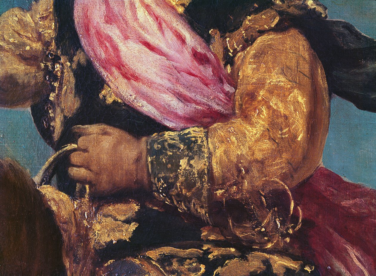 Détail du Prince Balthasar Carlos à cheval, vers 1635-36 (détail) - Diego Velázquez