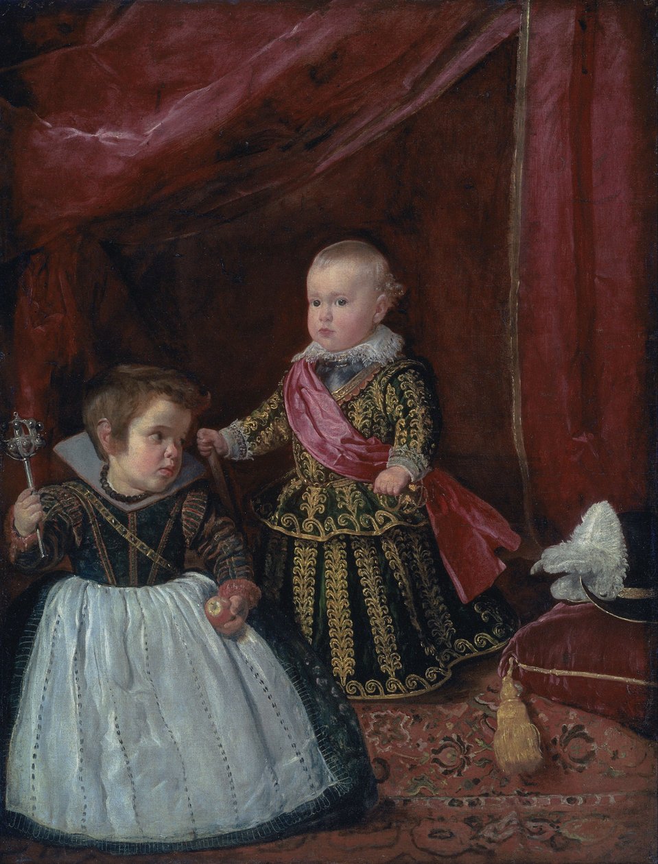 Don Baltasar Carlos avec un nain - Diego Velázquez