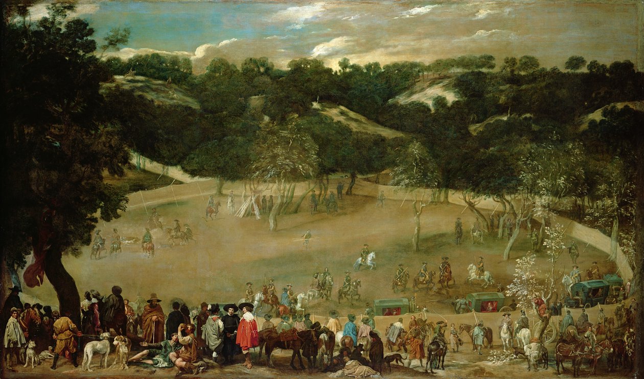 Philippe IV chassant le sanglier (La Tela Real), c.1632-7 - Diego Velázquez