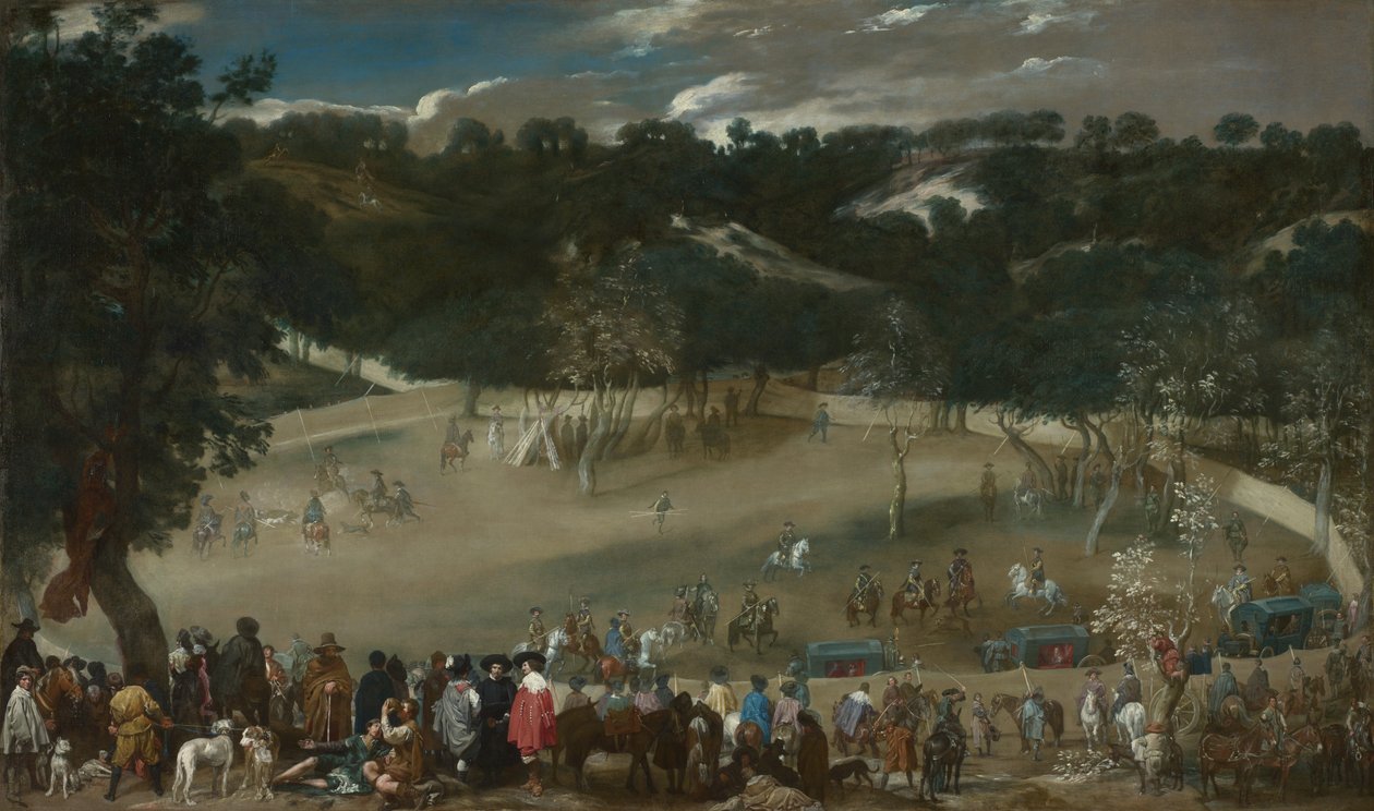 Philippe IV chassant le sanglier La Tela Real, vers 1632-1637 - Diego Velázquez