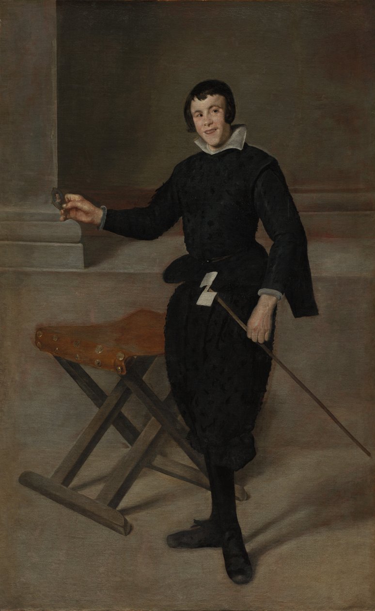 Portrait du bouffon Calabazas, vers 1631-32 - Diego Velázquez