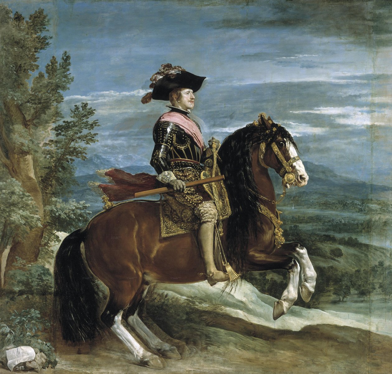 Portrait équestre du roi Philippe IV d