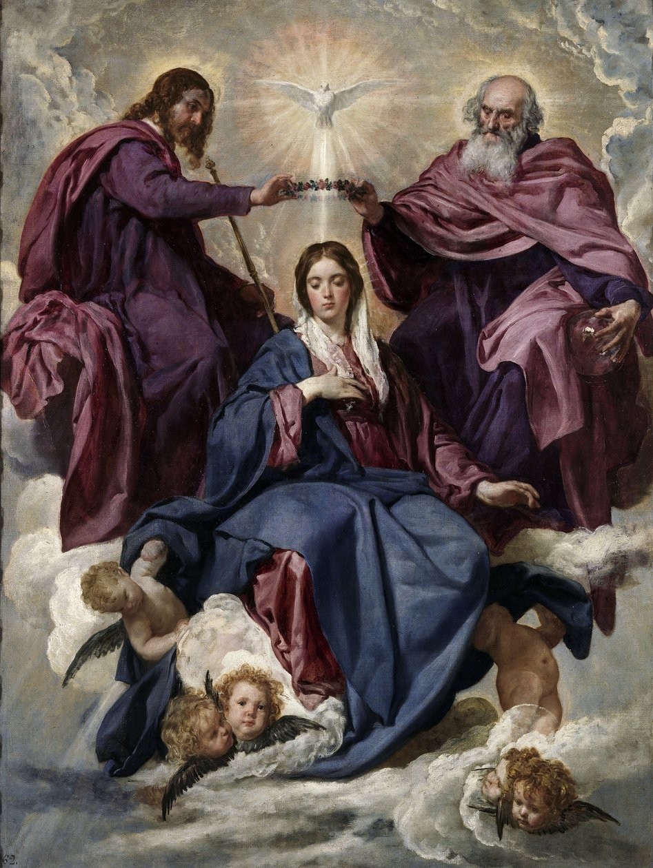 Le Couronnement de la Vierge, 1635-1636 - Diego Velázquez