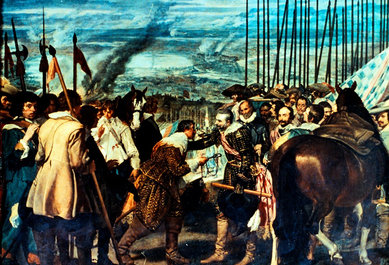 La reddition de Breda, Guerre de Trente Ans, 1625, 17ème siècle - Diego Velázquez