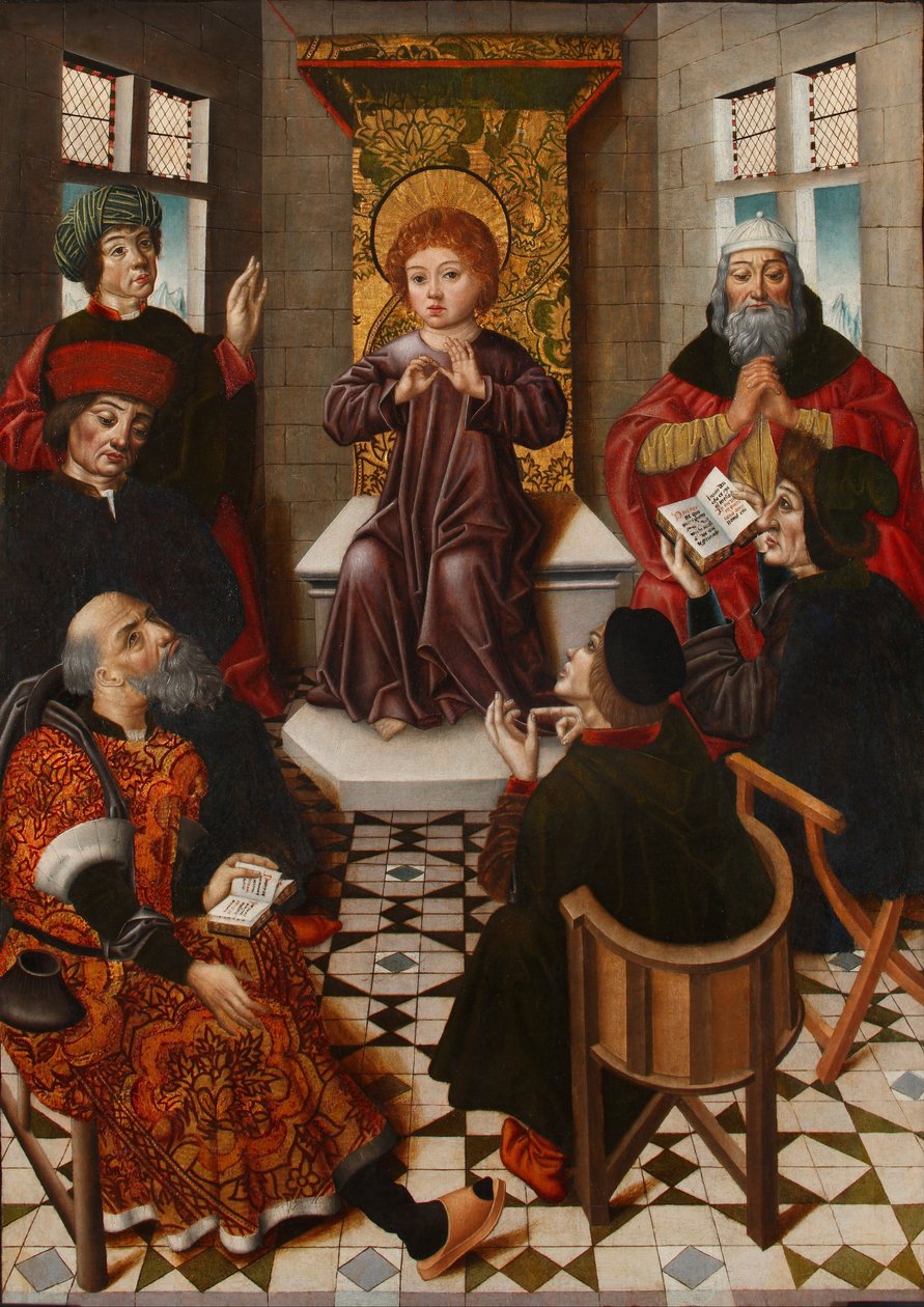 Jésus parmi les docteurs - Diego de la Cruz
