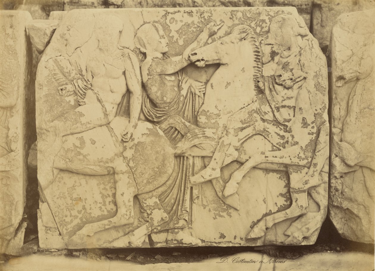 [Athènes - fragment de sculpture, frise du Parthénon] - Dimitrios Constantin