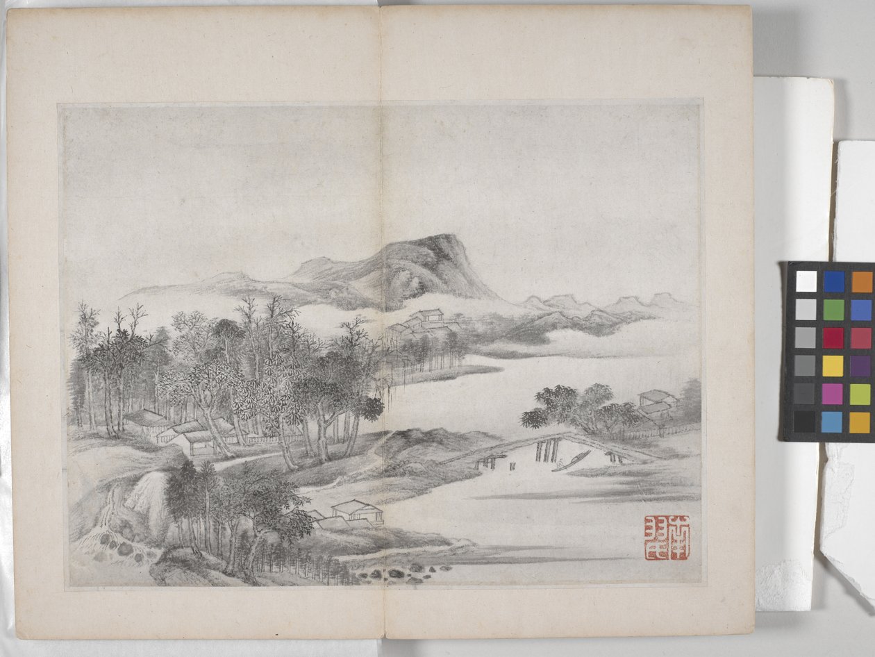Album de peintures de paysages - Ding Yunpeng