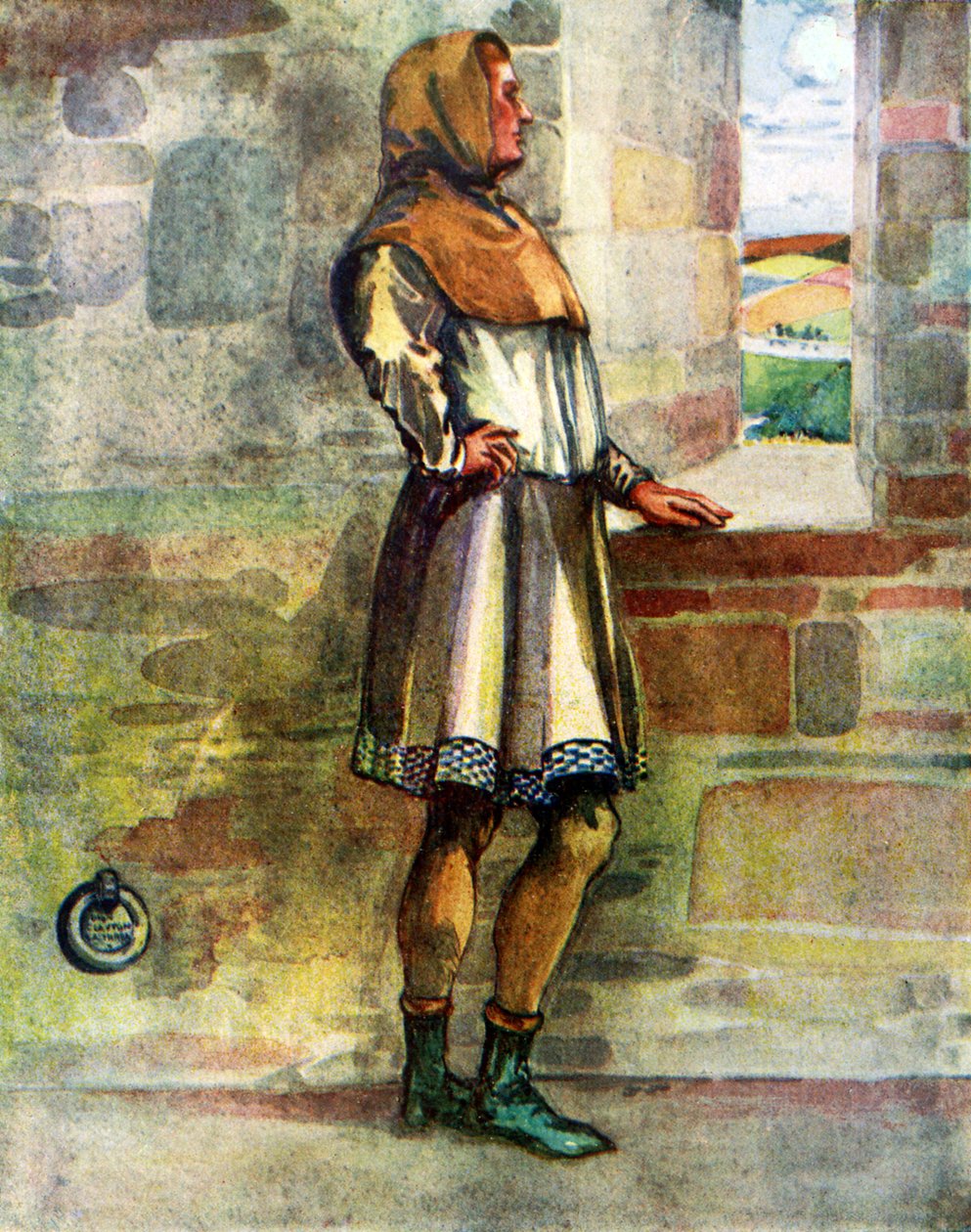 Costume masculin sous le règne de Richard I (1189-1199) - Dion Clayton Calthrop