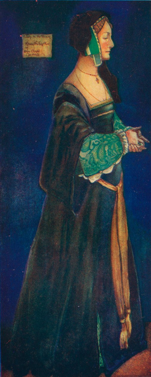 Une femme du temps de Henri VIII, 1907 - Dion Clayton Calthrop