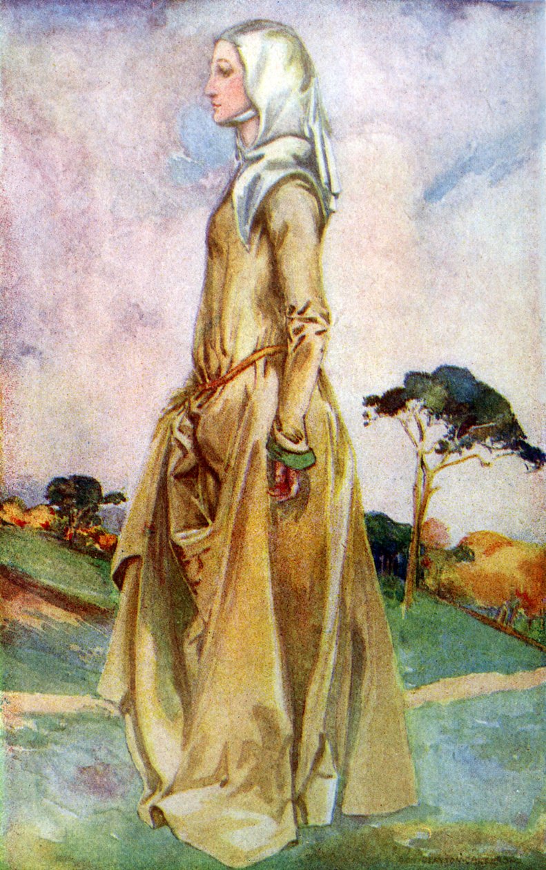 Costume féminin sous le règne de Henri II (1154-1189) - Dion Clayton Calthrop