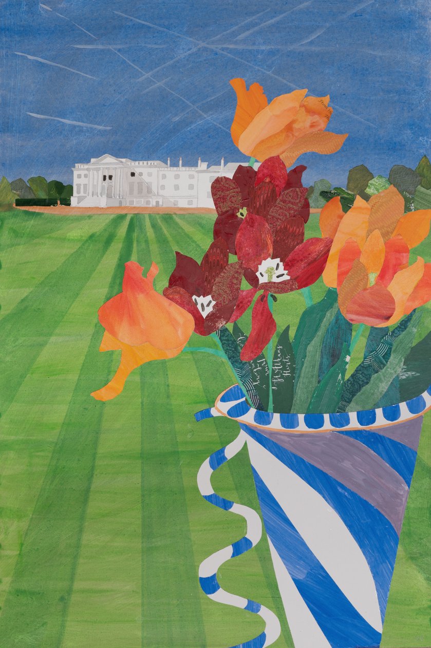 Maison, Gorhambury (collage) - Dione Verulam