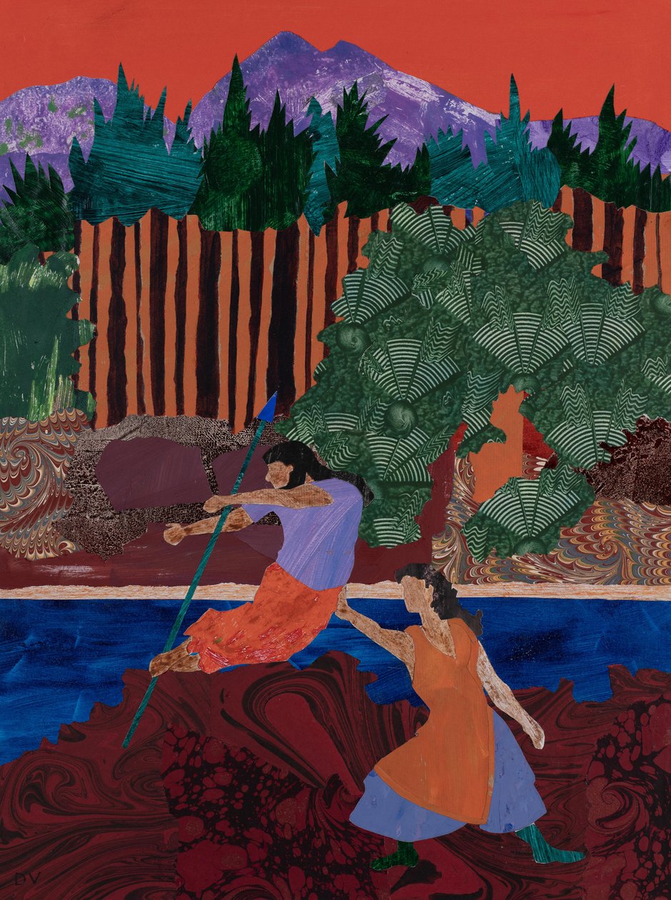 Négocier au sein du mariage, 2024 (collage) - Dione Verulam